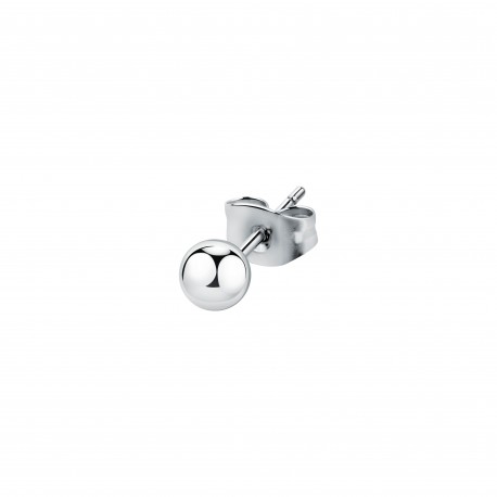 STUD EARRING SS BOULE 4MM