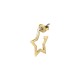 HOOP EARRING YG STAR SHAPE