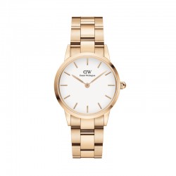 Montre DW Iconic Link 28 RG White