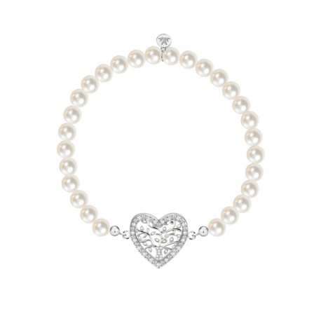 GIOIA BR. SS HEART TREE OF LIFE PEARL