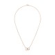 NECKLACE UNITY ONE SIZE ROSE GOLD