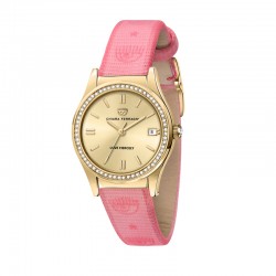 CONTEMPORARY 32MM 3H YG DIAL PINK STRAP