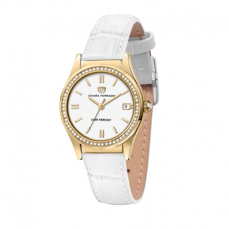 CONTEMPORARY 32MM 3H WHITE DIAL WHITE ST