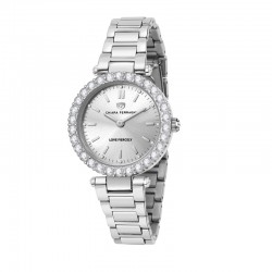 LADY LIKE WATCH 36MM 2H W/SIL DIAL BR SS