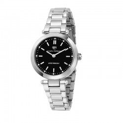 LADY LIKE WATCH 34MM 2H BLACK DIAL BR SS