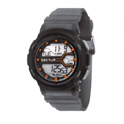 EX-39 44MM DIGITAL BLK DI TRANS BK PU ST