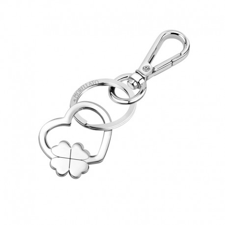 KEYHOLDER LOVE SS HEART FOUR-LEAF CLOVER