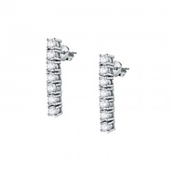 SCINTILLE EARRINGS SILVER PLATED TENNIS