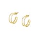 CREOLE SS EARRINGS YG 20MM