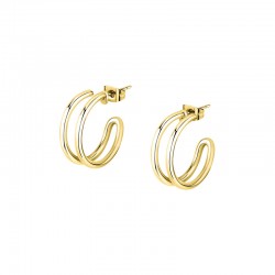 CREOLE SS EARRINGS YG 20MM