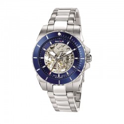 450 41MM 3H AUTO BLUE DIAL BR SS