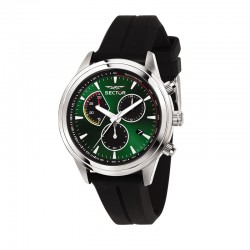 670 45MM CHR GREEN DIAL BLACK SILICON ST