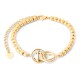 Bracelet Tom Hope chain beads Love and hope gold