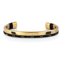 Bracelet Tom Hope Hybrid Cuff-GD/BK/GR-taille M