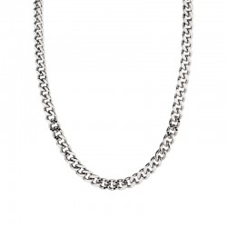 VERSILIA NECKL SS CRYSTAL BLACK 50CM