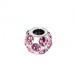 DROPS CHARM SS BEAD PINK 0.9CM 1C 2PZ