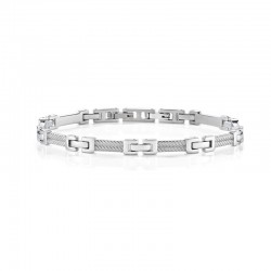 CROSS BRACELET SS 215MM