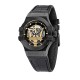 POTENZA AUTO 42mm BLK DIAL BLK ST YG PVD