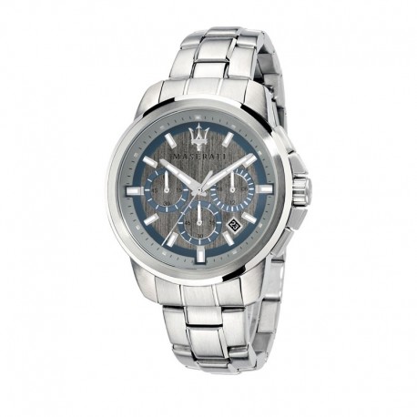 SUCCESSO 44MM CHR SILVER DIAL BR SS