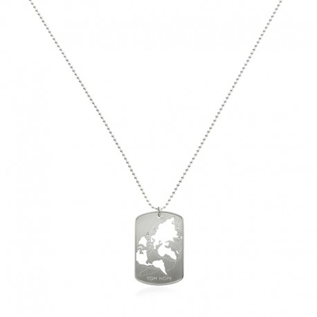 NECKLACE WORLD CUT-OUT - SILVER